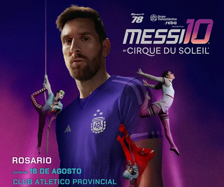 1. Messi10 by Cirque du Soleil Rosario feed