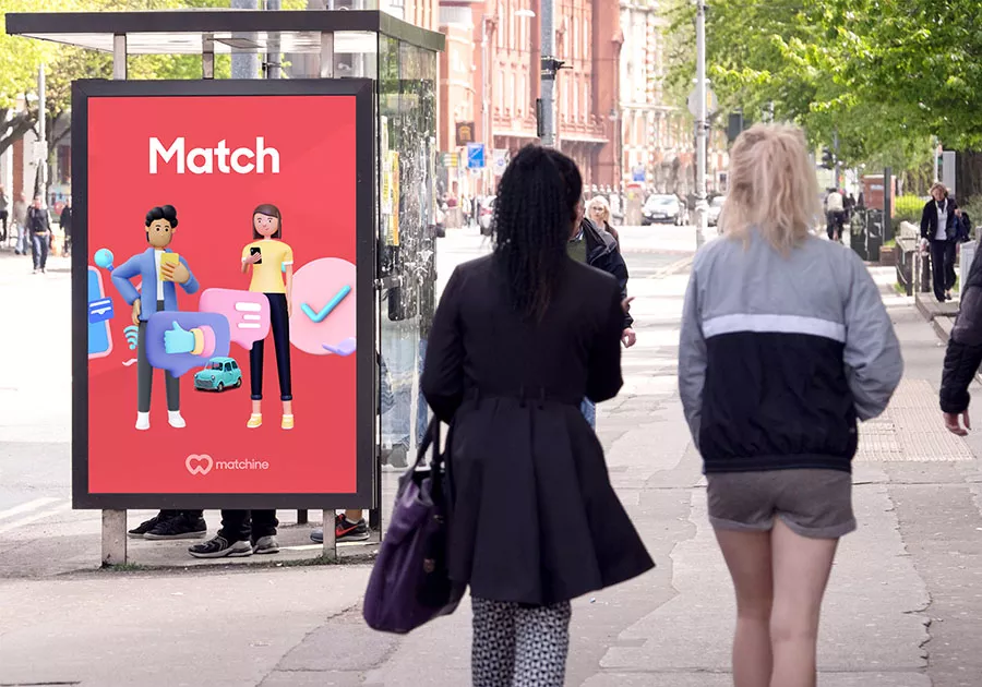 matchine from Billboard Mockup Pack