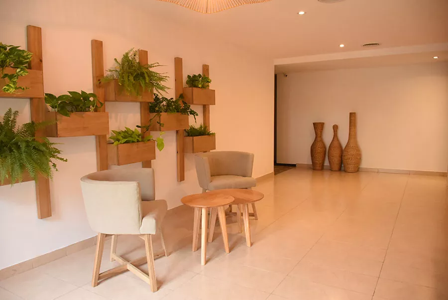 Calma Spa Hall Ingreso