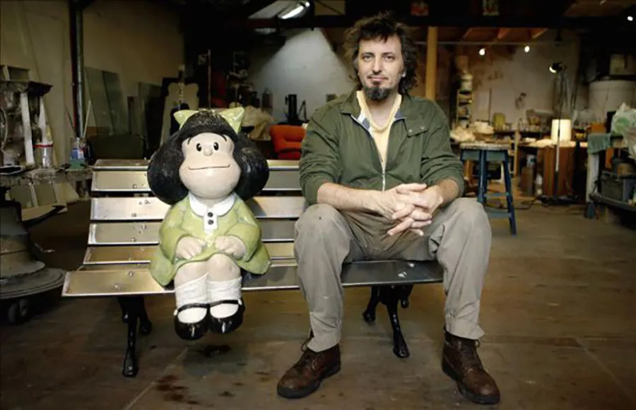 Pablo Irrgang, escultor de Mafalda
