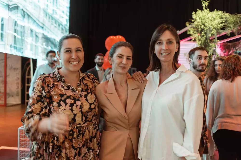 Mariela Luparini Maggie Okon y Paola Brussa