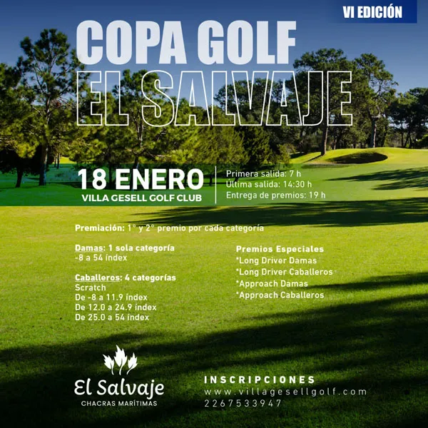 COPA GOLF EL SALVAJE 2025