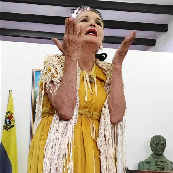La primera actriz, Helianta Cruz, invitada de la Ruta Histórica de La Guaira