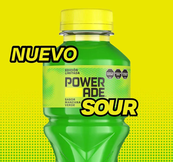 Powerade SOUR ⚡ El sabor que desafia tus limites.