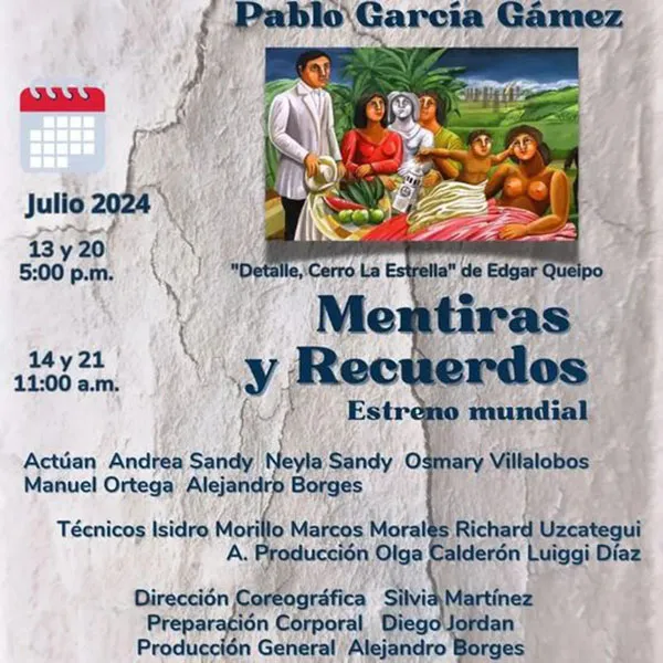 Mentiras y Recuerdos, flyer