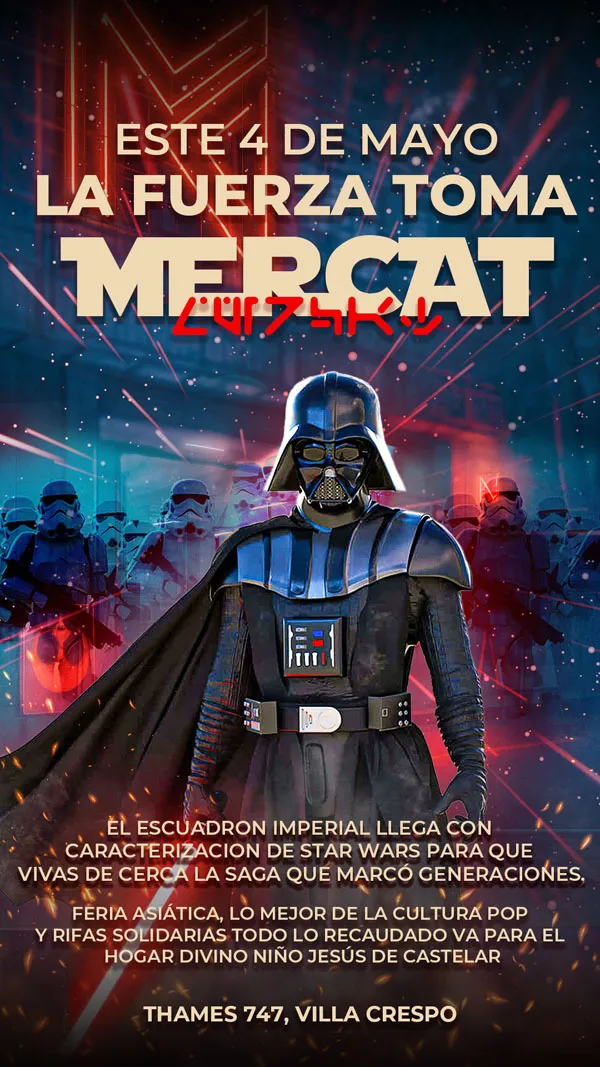 _0 Placa may the force - Mercat