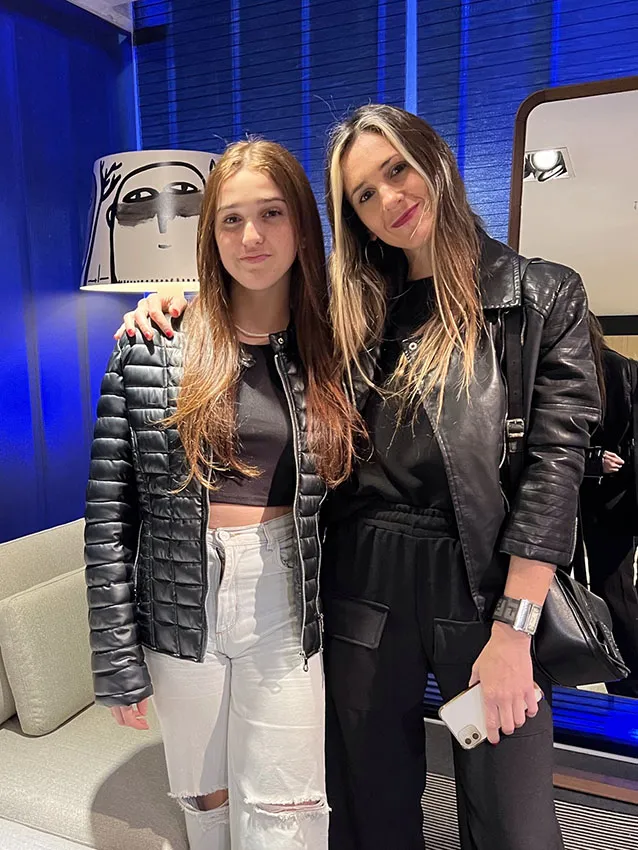 Justi Cuello Murua y Jorgelina Flores