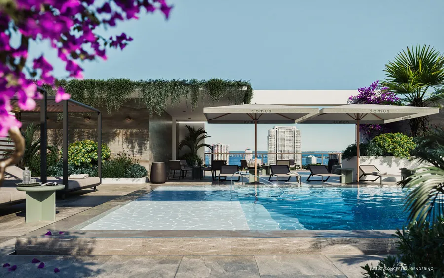 DomusBrickellPark_Rooftop Pool UB
