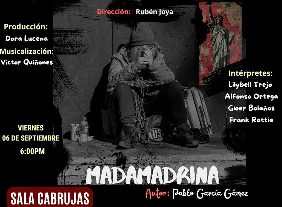 Madamadrina, lectura teatralizada Flyer - 1