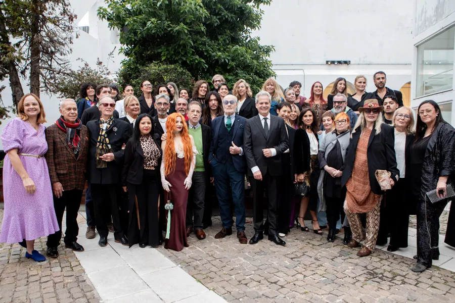 Parte de los diseñadores de la Muestra