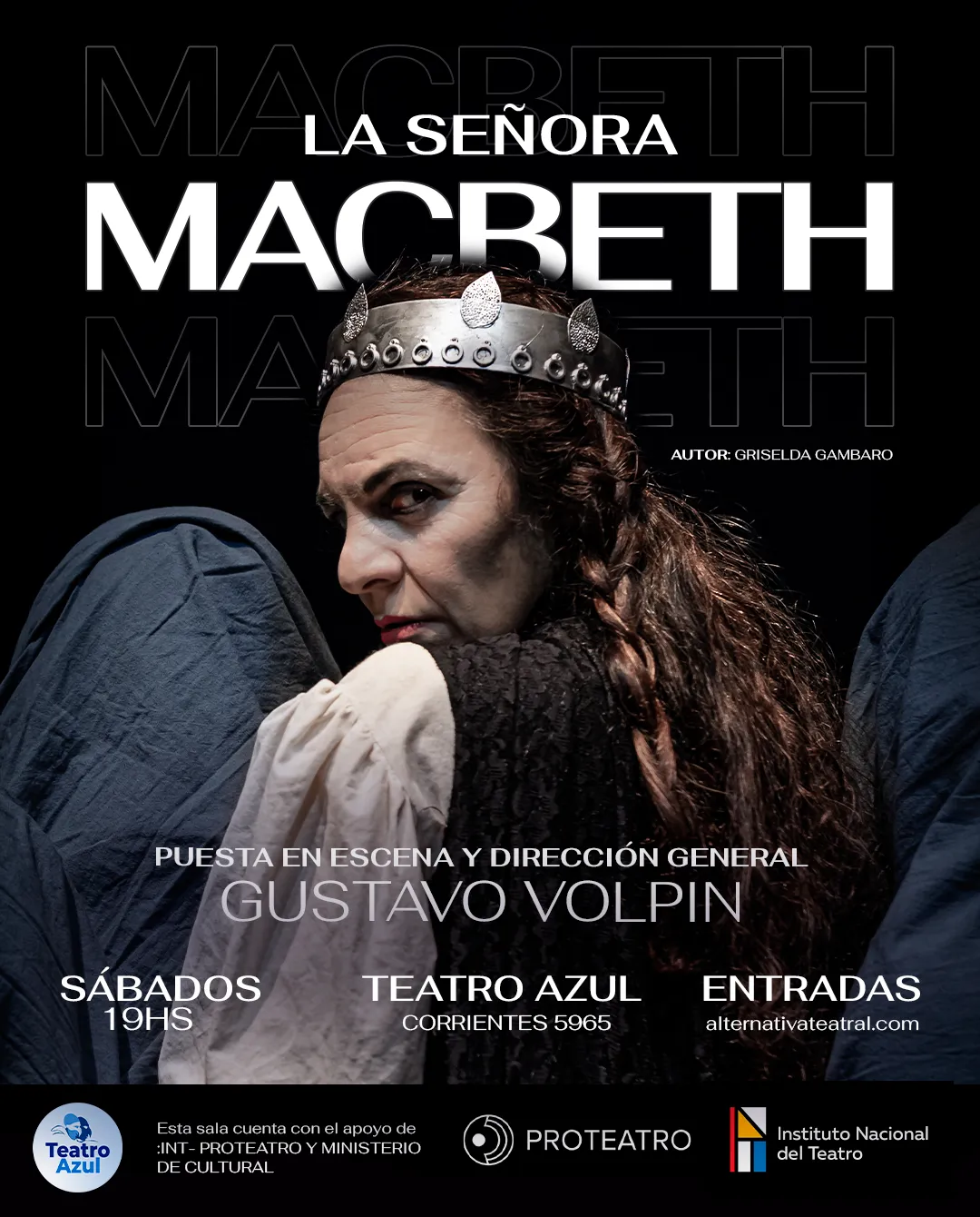 La señora Macbeth flyer, temporada abierta