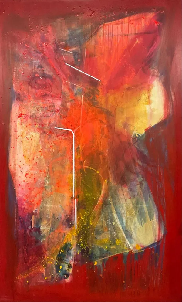 ACCORD - Acrylic on canvas, 180 x 110 cm copia