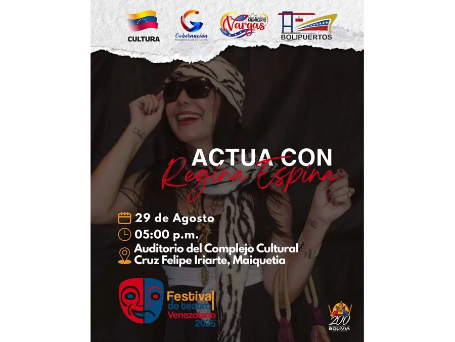 Regina Espina - Festival de Teatro Venezolano - 3