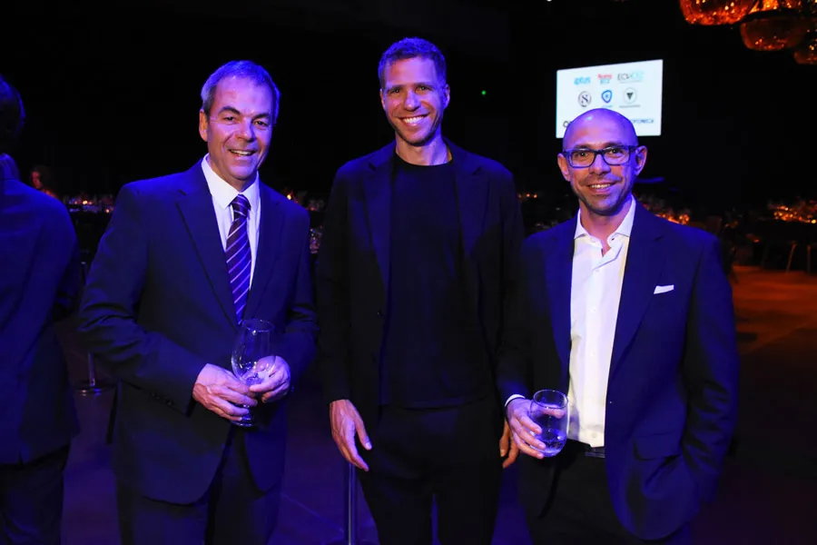 Gustavo Badosa, Lisandro Rosental y Franco Rossi