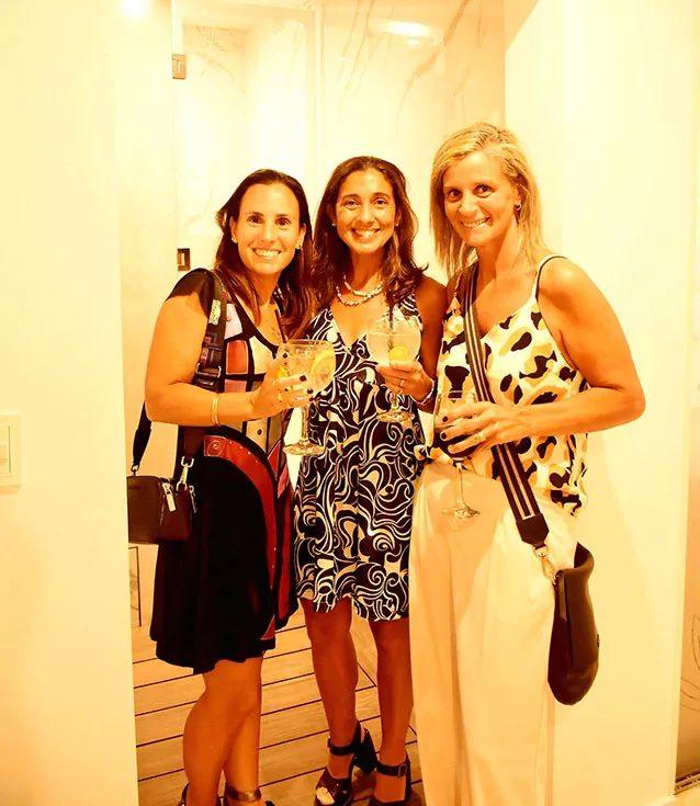 Luciana Torsegno Navarro, Laura Bernal y Tamara Harstein