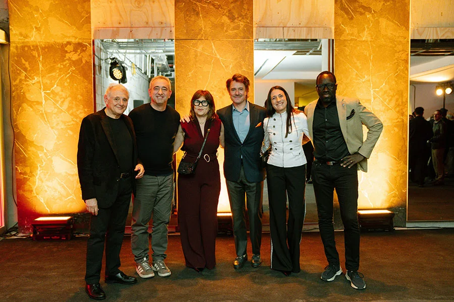 Aldo Lattuca, Intendente Pablo Javkin, Gabriela Galassi, Esteban Lattuca, Melina Llodrá y Consul Honorario de Francia en Rosario Mohamed Julien Ndao