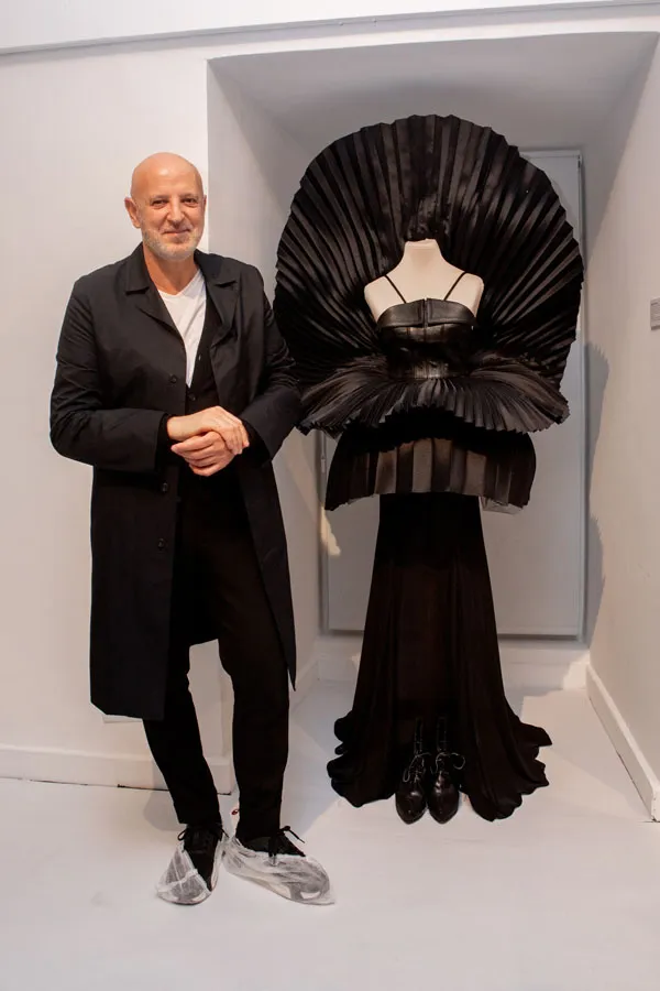 Fabian Zitta y su vestido