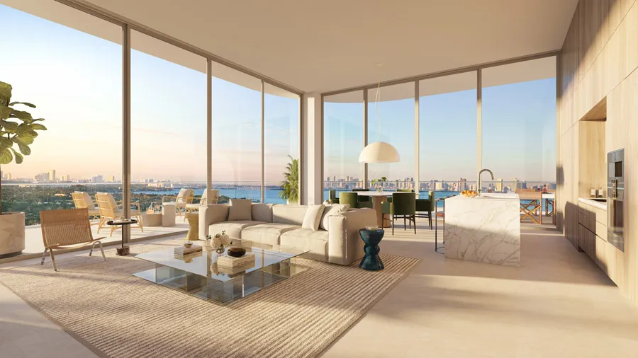 03 Great Room with Terrace (3-Bed)-0122