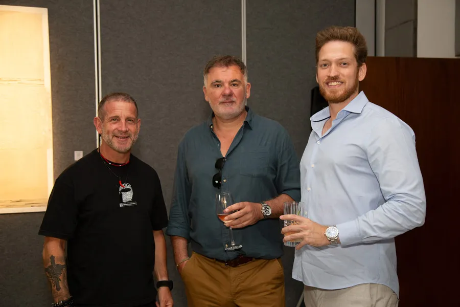 Germán Burgués, Diego Gil y Juan Lima