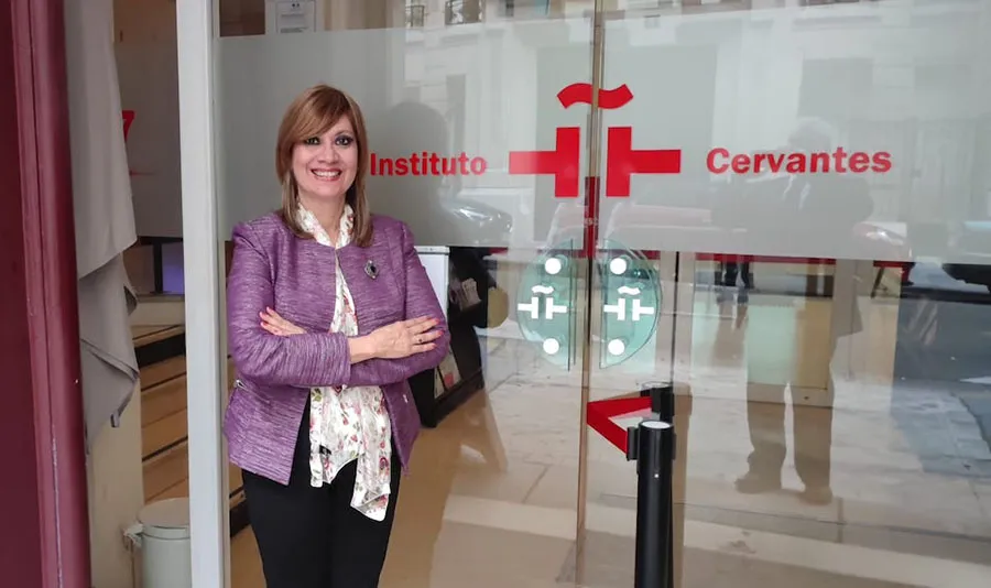 Flor María Muñoz Bañales, fundadora y presidenta del Encuentro de Literatura Hispanoamericana en París