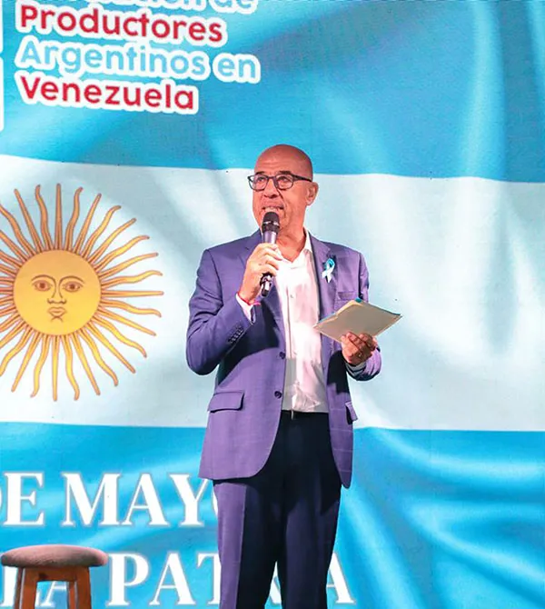 Oscar Laborde, presidente del Consejo Consultivo de la Asociación de Productores Argentinos en Venezuela. Foto cortesía APAV