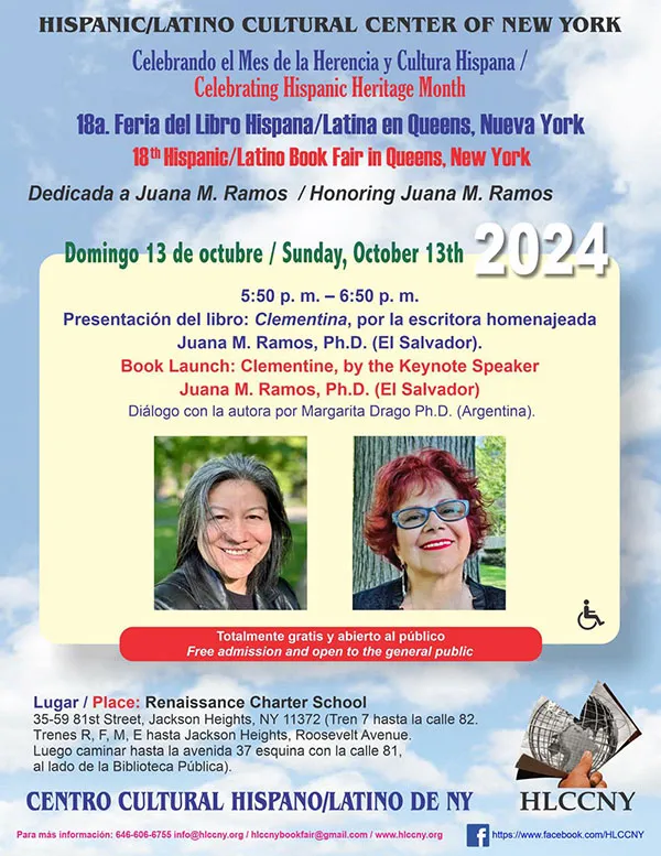 Fería del Libro Hispana Latina Homenaje a Juana M. Ramos