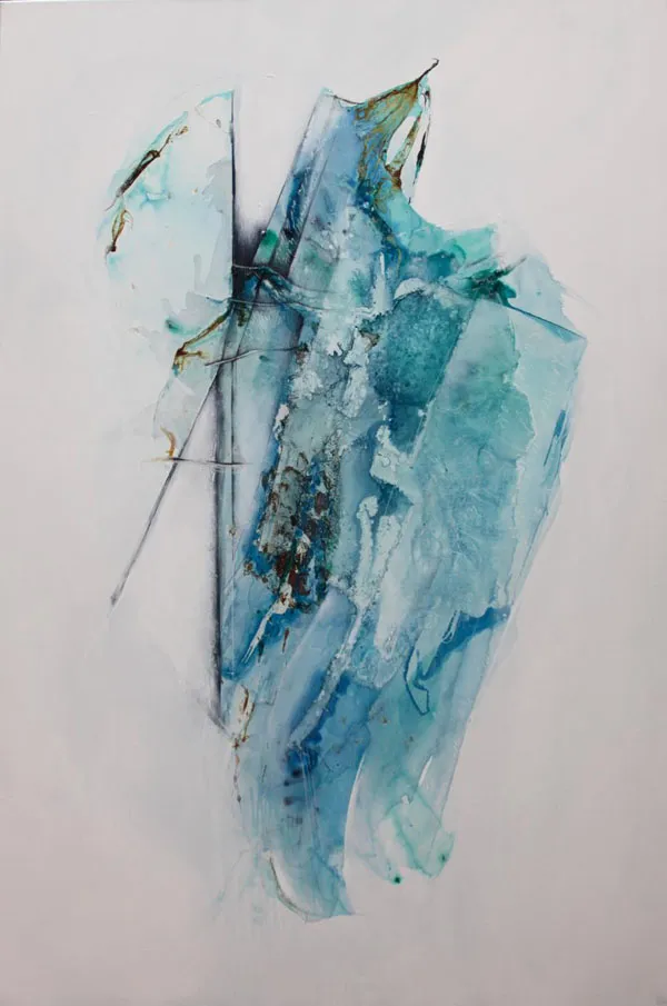 SHARPENED - Pen and Acrylic on canvas, 180 x 120 cm