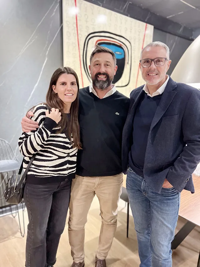 Federico Bello y Sra, Reynaldo Sciara