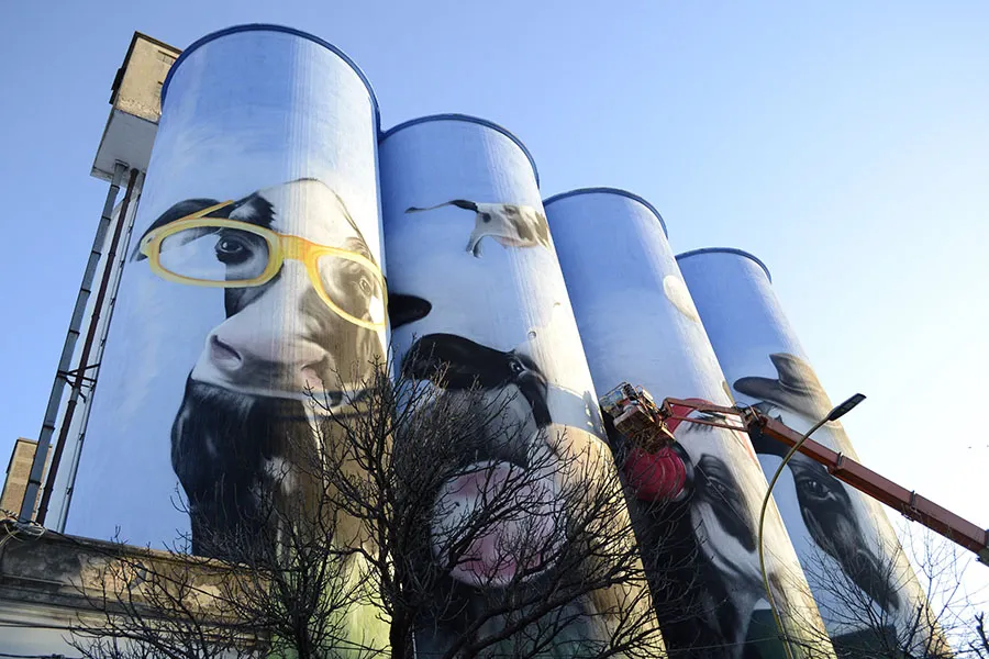 SAN FRANCISCO   Silo pintado